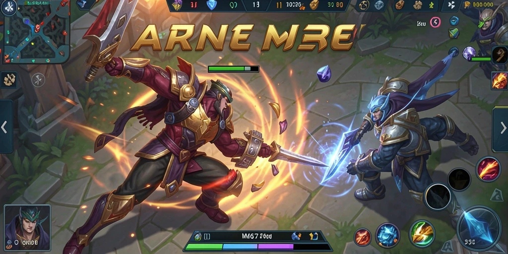 Gameplay seru di arena pertarungan W67 dengan grafik menawan.