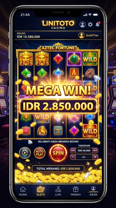 Tampilan antarmuka pengguna linitoto yang ramah dan intuitif.